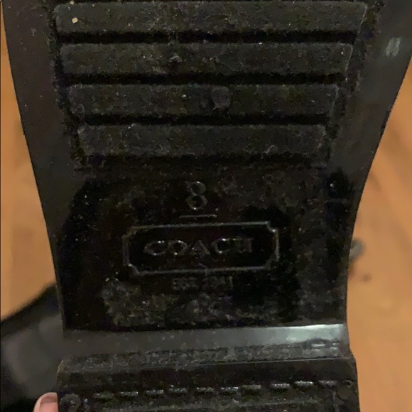 Coach rain boots size 8 amazing condition - Picture 5 of 5